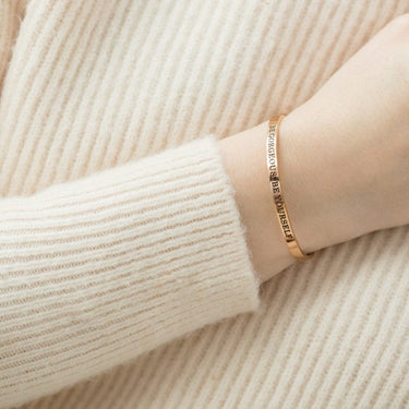 Be Gorgeous, Be Yourself - Quote Bracelet - Mantra Bracelet Bracelet Brother & Sisters